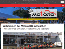 Tablet Screenshot of motoro-gescher.com